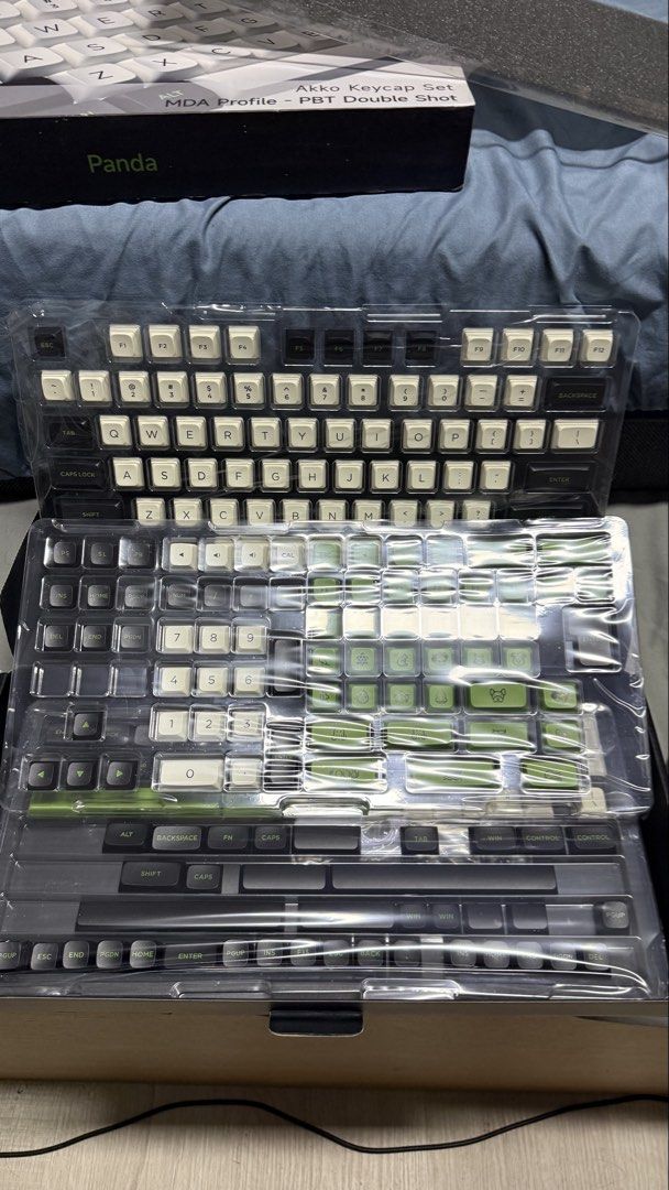 Akko Panda Keycap Set MDA Profile PBT Double Shot (Category: Computer Keyboard) located in Quezon City. Submitted by gktan003602644 (Listing ID 1458787975, Image 2). Description: BRAND NEW NEGOTIABLE - Akko Panda Keycap Set - MDA Profile - PBT Double Shot Material - Full Key Set Included - Features Novelty Panda & Animal Designs - Ideal for Mechanical Keyboard Customization - Neatly Packaged.