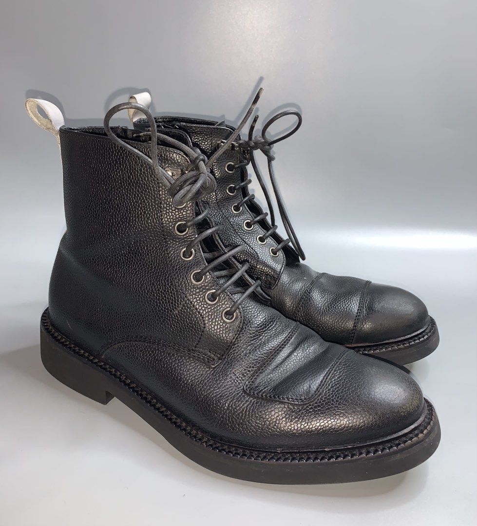 Alexander McQueen Ranger Boots (Category: Boots) located in Binan City. Submitted by disqualified_but_undefeated (Listing ID 1458801692, Image 1). Description: Alexander McQueen Ranger Boots Grained Leather Boots Mens Size- 40 Euro/ US 7 Mens • No Inclusions • Pair Only Please Check Detailed Photos Posted For Your Reference Thankyou!.