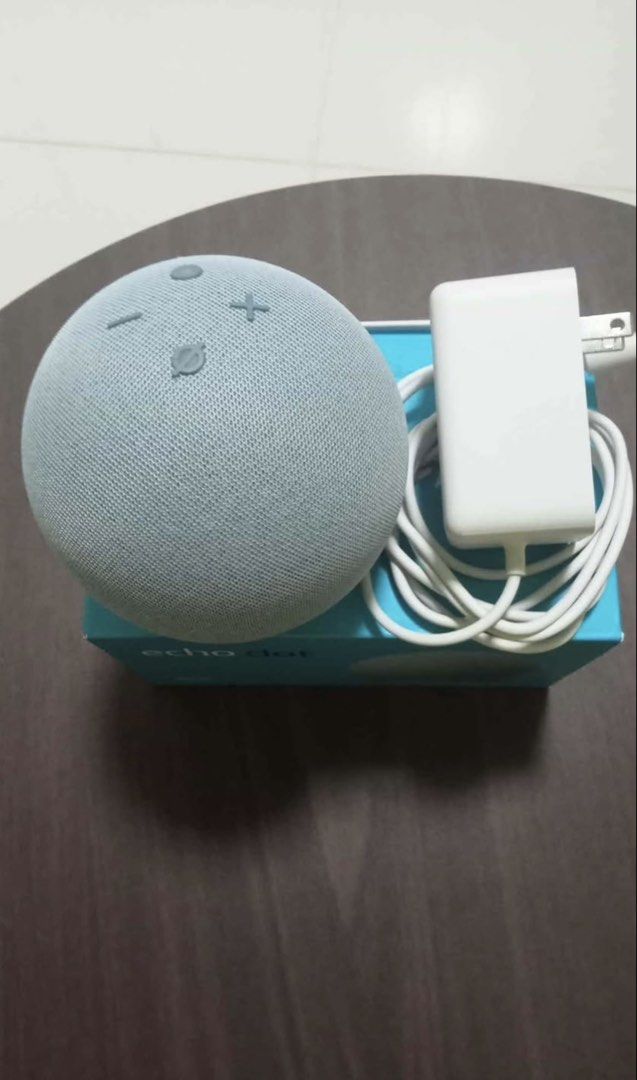 Amazon Echo Dot (4th Gen) with Alexa and Power Adapter with FREE SMART BULB (Category: Soundbars, Speakers & Amplifiers) located in San Carlos. Submitted by truerabbit.cdc14a (Listing ID 1458819021, Image 2). Description: - Amazon Echo Dot (4th Generation) - Includes original box and power adapter - Built-in Alexa voice assistant - Simple setup using the Amazon Alexa app - Perfect for music streaming, smart home control, and quick information.
