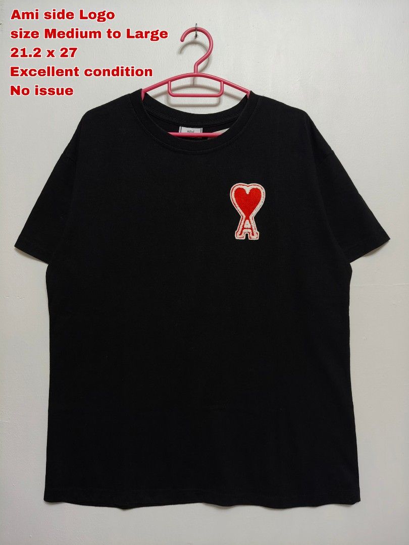Ami Side Logo Shirt (Category: Tshirts & Polo Shirts ) located in Makati City. Submitted by mugen.archive (Listing ID 1458832360, Image 1). Description: Ami brand size Large Off/Legit Only Check pics for tag No issue.