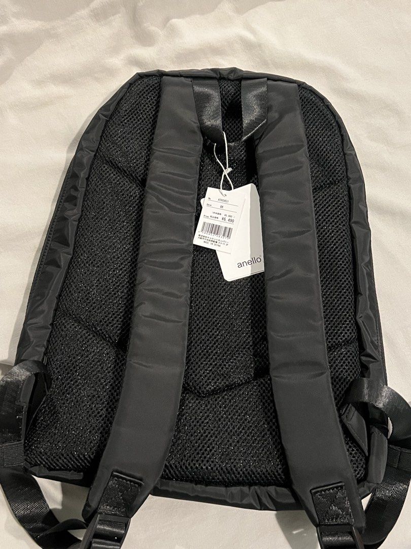 Anello Backpack Black ATH3431 (Category: Backpacks) located in Makati City. Submitted by arvinbs (Listing ID 1458848166, Image 2). Description: Selling Anello Urban O.D. Backpack for its SRP (JPY 6,490) 14L Black Bag Material: Nylon Never used Bought from Osaka, Japan 🇯🇵 last June 2026 Fits A4 documents and a 13-inch laptop Lots of compartments Dimensions (w x h x d): 29cm x 40cm x 12cm RFS: Impulse buy. Di ko pala masyado type. Decided to keep
