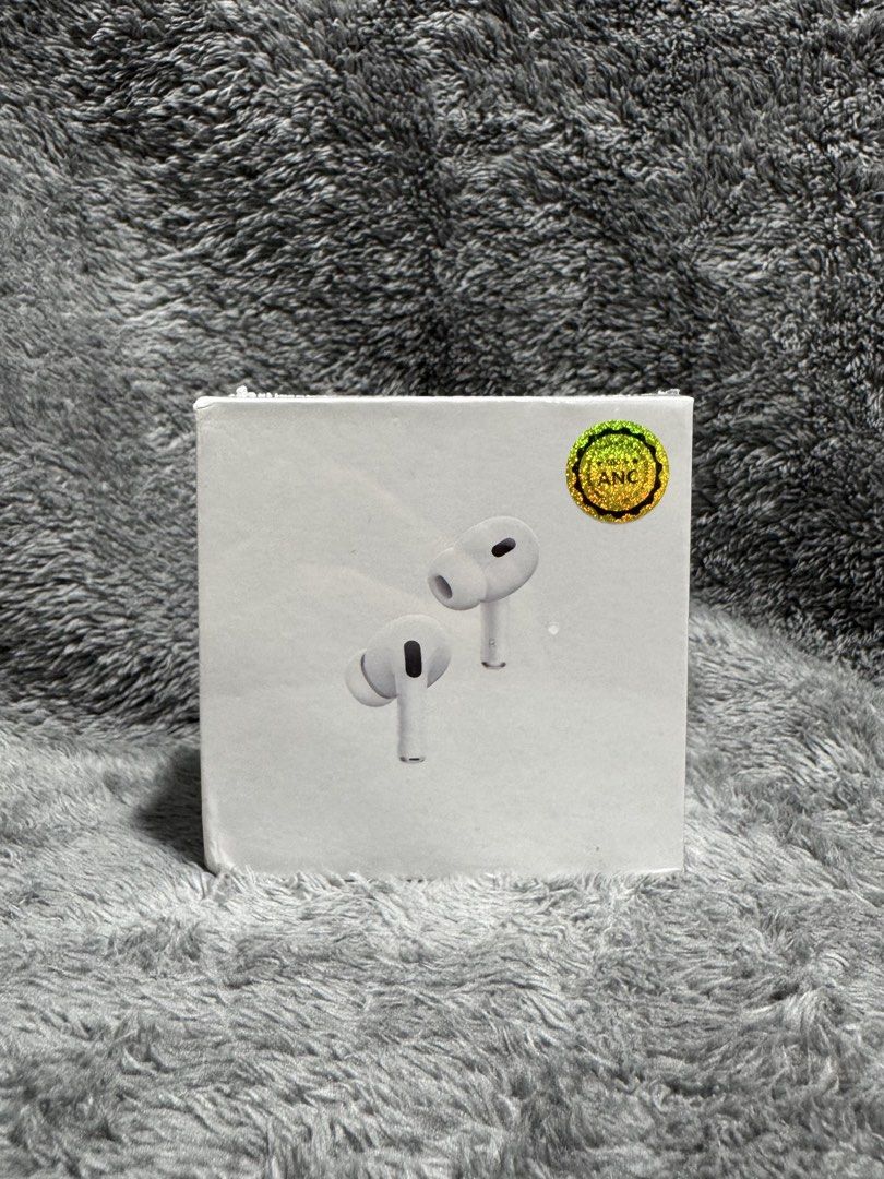Apple AirPods Pro 2 ANC (Category: Earphones) located in Makati City. Submitted by alialiiiii (Listing ID 1458809976, Image 1). Description: Brand New sealed ✅ 100% Working ✅ Location tracker (GPS/Find my iPhone) ✅ Free case ✅ Location: Makati/Taguig/Pasig 📍Pick Up / Deliver Via lalamove 🚚.