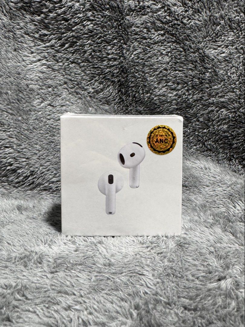 Apple AirPods Gen 4 ANC (Category: Earphones) located in Makati City. Submitted by alialiiiii (Listing ID 1458809725, Image 1). Description: Brand New sealed ✅ 100% Working ✅ Location tracker (GPS/Find my iPhone) ✅ Free case ✅ Location: Makati/Taguig/Pasig 📍Pick Up / Deliver Via lalamove 🚚.