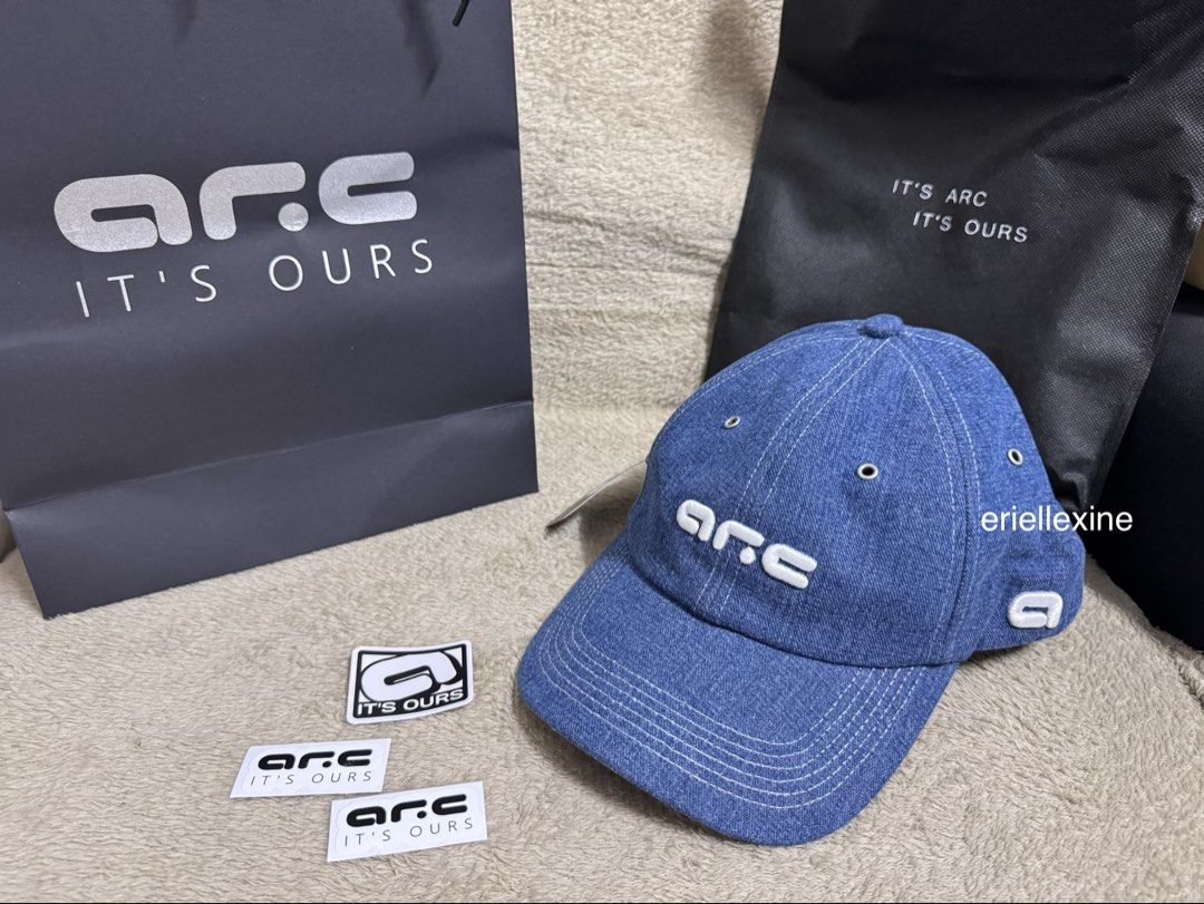 Arc cap - Denim 6 panel (Category: Caps & Hats) located in Santa Maria. Submitted by lexin.002 (Listing ID 1458802002, Image 3). Description: For Sale. Arc Denim 6P. Negotiable. Brand new. Complete inclusions. Dust bag, Paper bag and 3 stickers. Location: Santa Maria,Bulacan.