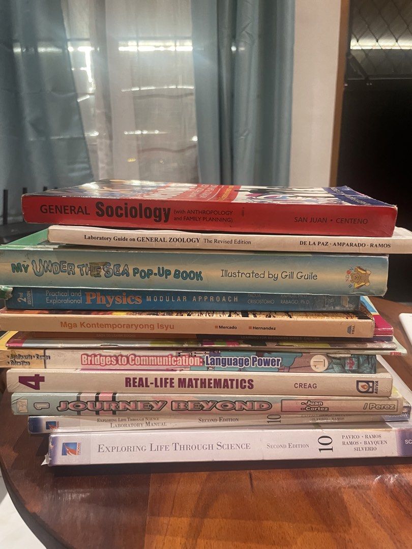 Assorted books (Category: Textbooks) located in Marikina City. Submitted by ffm73 (Listing ID 1458713472, Image 2). Description: Used books Php50 each.
