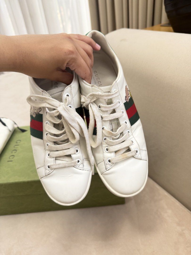 Authentic Gucci Ace “Kitten” Sneakers Size 37.5 (Category: Sneakers & Footwear) located in Manila. Submitted by maria_2326 (Listing ID 1458788756, Image 3). Description: Gucci Ace “Kitten” Sneakers Size 37.5 | Guarantee Authentic With box and dust bag Location: Manila/QC.