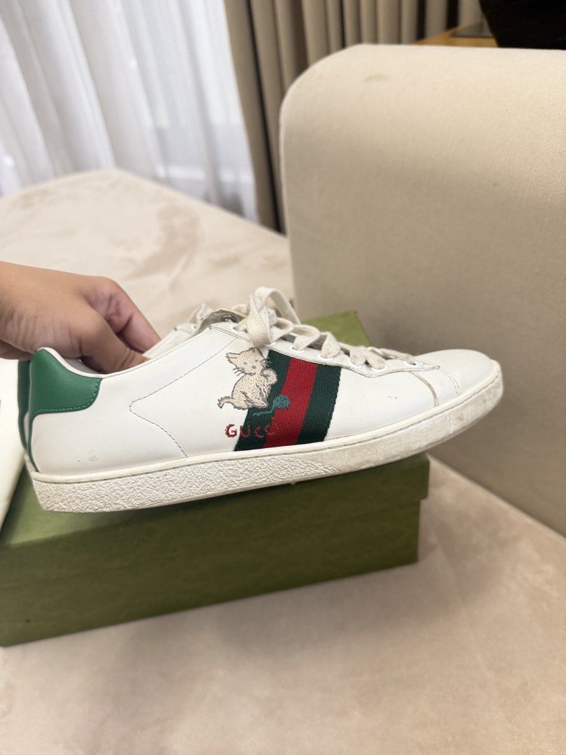 Authentic Gucci Ace “Kitten” Sneakers Size 37.5 (Category: Sneakers & Footwear) located in Manila. Submitted by maria_2326 (Listing ID 1458788756, Image 2). Description: Gucci Ace “Kitten” Sneakers Size 37.5 | Guarantee Authentic With box and dust bag Location: Manila/QC.