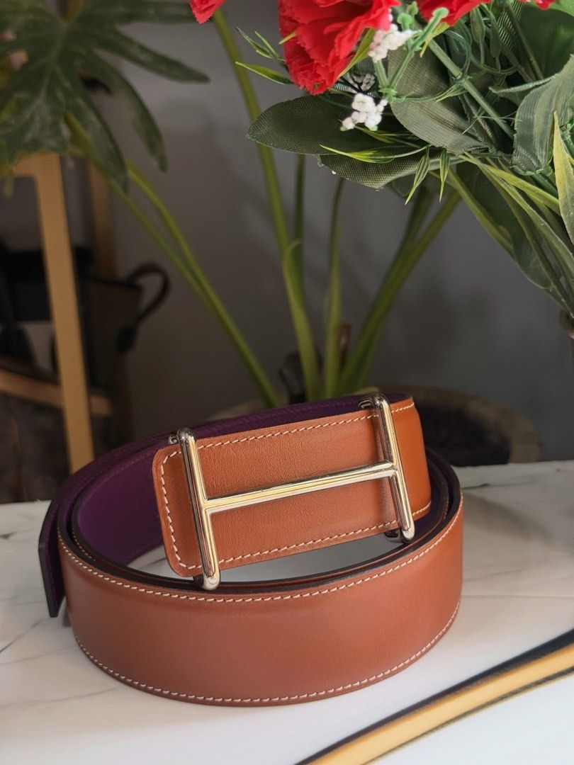Authentic Hermes (Category: Luxury Accessories) located in Manila. Submitted by chloe_luxuries (Listing ID 1458726029, Image 1). Description: Guaranteed Original Hermes Reversible Belt Still in excellent condition Size 105 cm Comes with dustbag Pm for those interested .