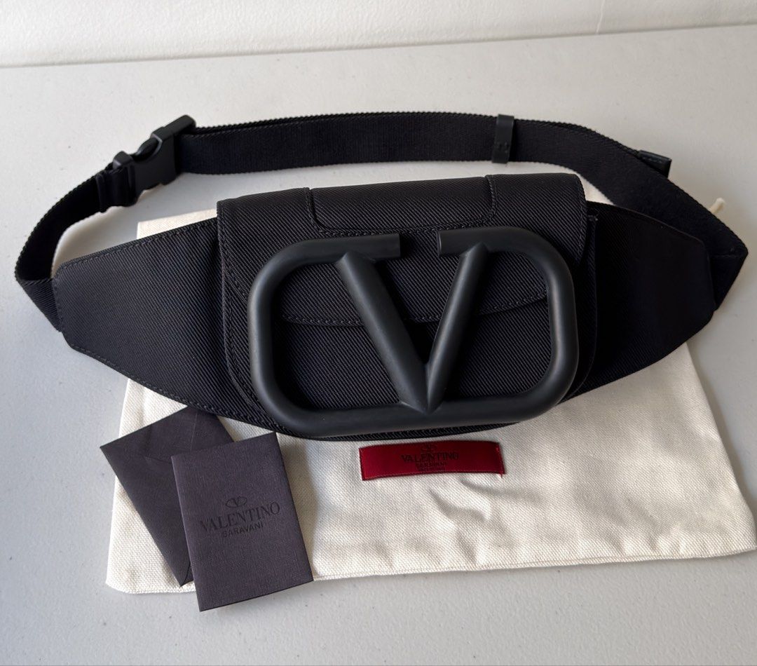 Authentic Valentino Garavani Belt Bag (Category: Luxury Bags & Wallets) located in Manila. Submitted by fajardoeyak108 (Listing ID 1458762617, Image 1). Description: Like new condition With dustbag & card Meet up / Pick up Las Pinas.