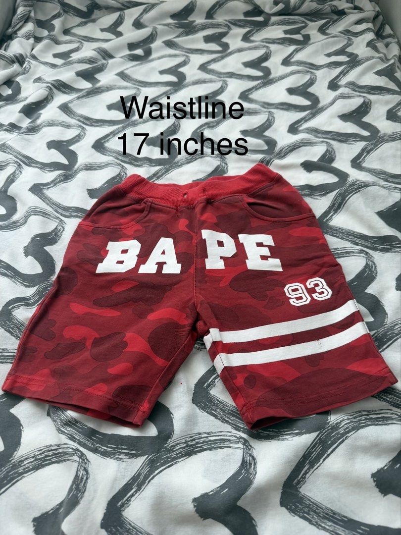 BAPE Kids Short (Category: Babies & Kids Fashion) located in Pasig City. Submitted by fancytracy (Listing ID 1458705920, Image 1). Description: Disclaimer Can’t guarantee the authenticity since these are hand me downs.