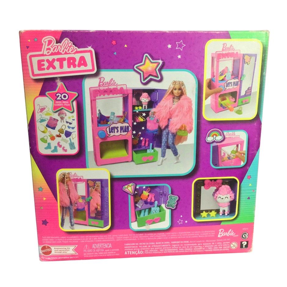 Barbie Extra Style Selector Playset with 20 Pieces (Category: Kids Toys) located in Sorsogon. Submitted by sprucemuse (Listing ID 1458619449, Image 2). Description: - Brand new; unopened and unplayed - Original price Php 2,999.00 - Declutter - Condition 10/10 - Barbie Extra Style Selector playset - Includes 20 fun fashion pieces and accessories - Features a style selector - Comes with a pet poodle - Perfect for Barbie fans Shipping: PM if will be
