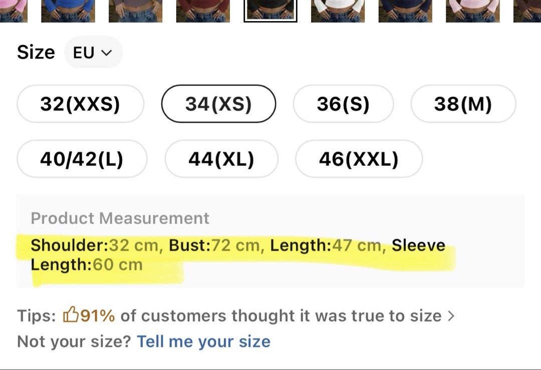 black top (Category: Longsleeves) located in Singapore. Submitted by haaaaaaaaanah (Listing ID 1458729021, Image 3). Description: xs but stretchy, suits S.