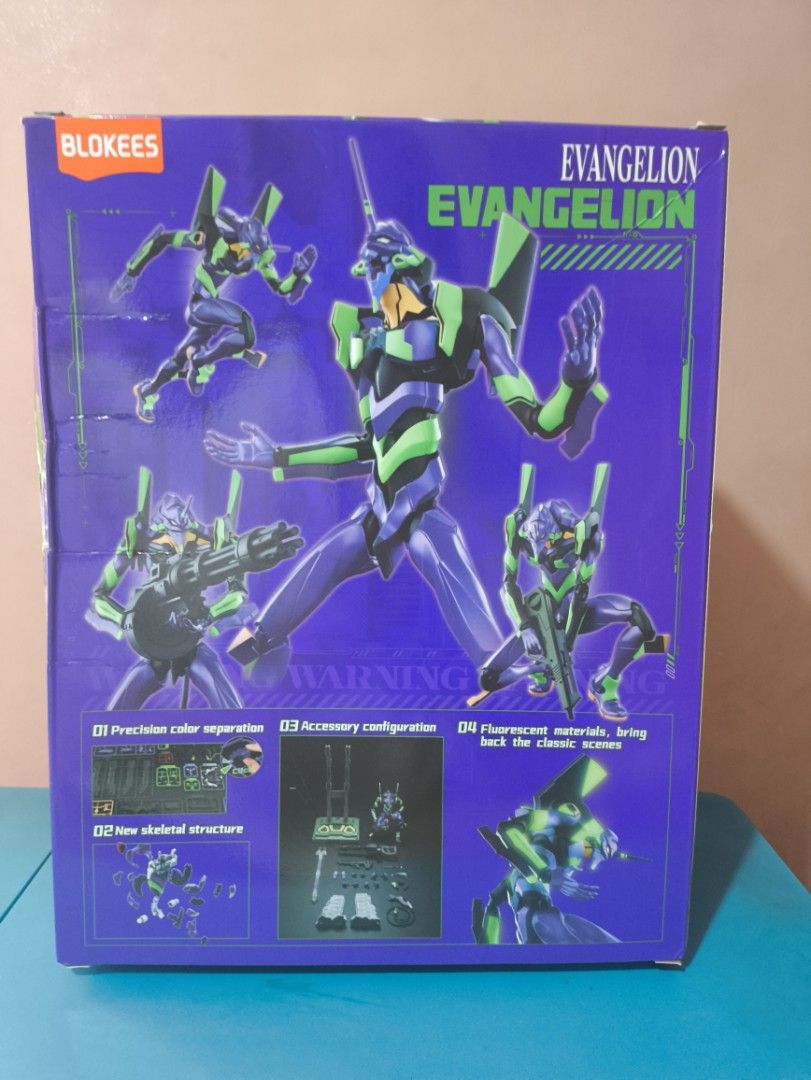 Blokees Evangelion Unit 01 (Category: Figurines & Statues) located in Manila. Submitted by happywater.644d60 (Listing ID 1458825592, Image 3). Description: Blokees Evangelion Unit 01 Price: Php 1,400 Unbuilt & Complete Runners (Box dent) Meetup: Novaliches, around QC, or via Lalamove.