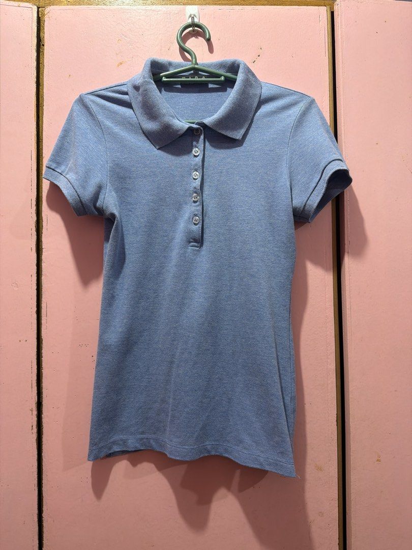 Blue Short Sleeve Polo Shirt (Category: Shirts) located in Muntinlupa City. Submitted by lybns (Listing ID 1458811053, Image 1). Description: - Classic blue polo shirt - Short sleeves with button-up neckline - Made from soft, comfortable fabric .