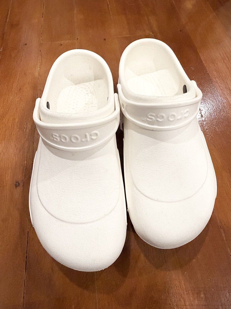 Bnew Canvas Crocs Size 10 and 2 free crocs (Category: Casual Shoes) located in Taguig. Submitted by jaydelros (Listing ID 1458851146, Image 3). Description: All authentic bought in Orlando Premium Outlets Canvas - Brand New Size 10 Crocs All White (Used Like New) - Size 9 (but wears like a size 10) Crocs Dual Comfort Beige (Used Condition) - Size 10 Purchase Arrangements: Contact: Jay - 09178510635 For Pay upon Meet up - Pick up anytime Monday to