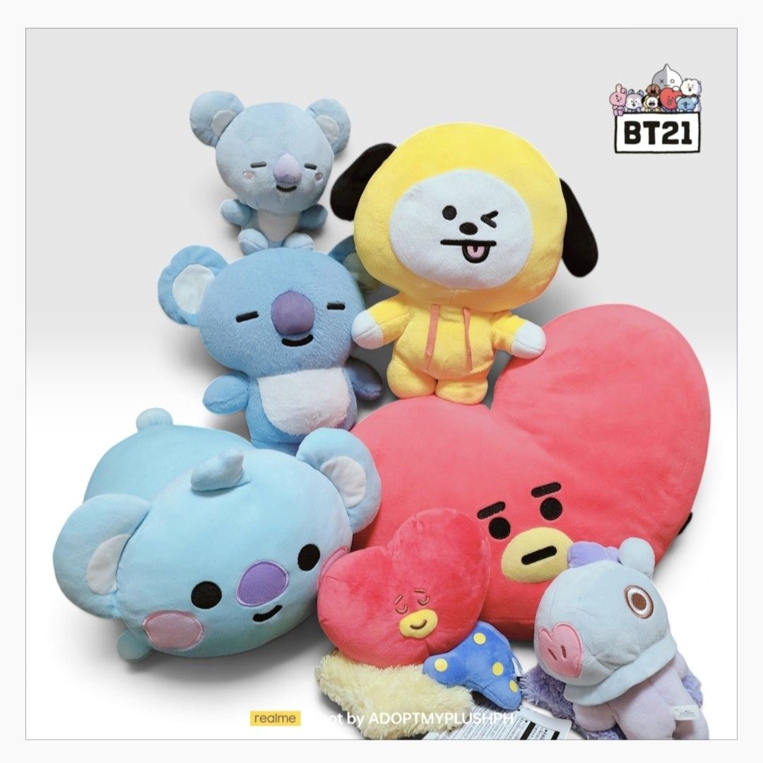 BT21 Plush Assortment (Category: Plushies & Soft Toys) located in Taguig. Submitted by adopt.my.plush.ph (Listing ID 1458772186, Image 1). Description: Price starts at 180.00.
