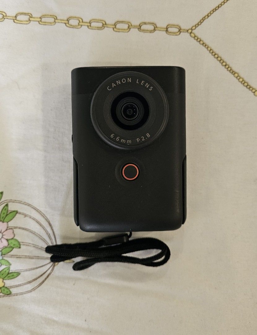 Canon Powershot V10 4K Vlogging, Mukbang Camera (Category: Cameras) located in Pasig City. Submitted by cookeydream (Listing ID 1458853453, Image 2). Description: - Canon Powershot V10 - In Mint Condition - Includes USB cable and original box - Compact and portable for on-the-go photography - Features a flip-out screen for easy viewing, wide view lens - Ideal for casual snapshots, vloggging mukbangs.