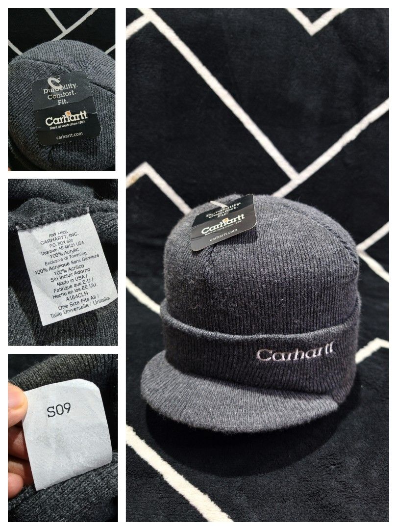 CARHARTT BONNET (DARK GRAY) (Category: Caps & Hats) located in Tabuk. Submitted by gooddropsofficial (Listing ID 1458872654, Image 1). Description: CARHARTT BONNET (DARK GRAY) BRAND NEW WITH TAG ▪️COLOR RATE: BRAND NEW WITH TAG ▪️CONDITION: BRAND NEW WITH TAG ▪️ISSUE: NONE ▪️WASHED AND READY TO USE.