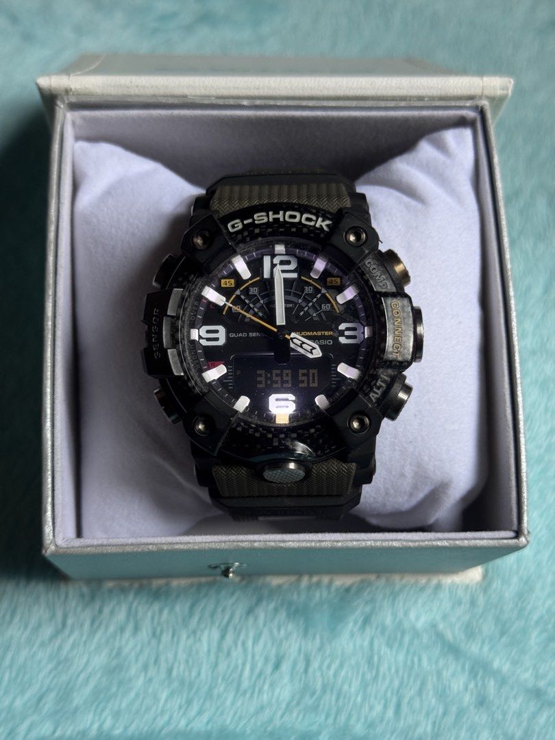 Casio G-Shock Mudmaster (Category: Men's Watches) located in Manila. Submitted by enzomagbat44789 (Listing ID 1458766164, Image 2). Description: Casio G-Shock Mudmaster GG-B100-1A3ER Used | Watch only | Slight Negotiable Meetup | JnT | LBC (COD).