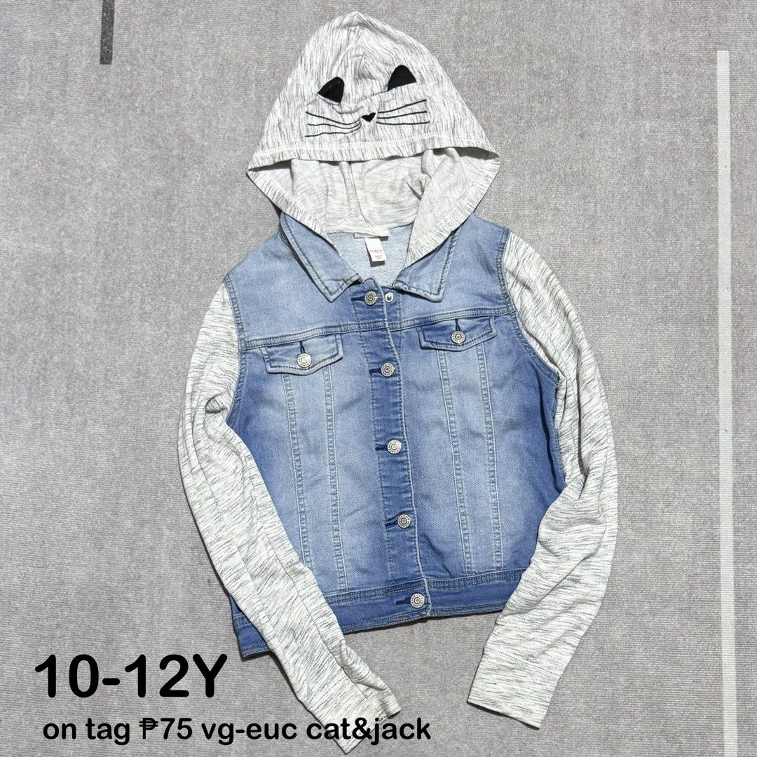 cat&jack kids denim jacket (Category: Babies & Kids Fashion) located in Baguio. Submitted by mapa_laku (Listing ID 1458845120, Image 1). Description: .