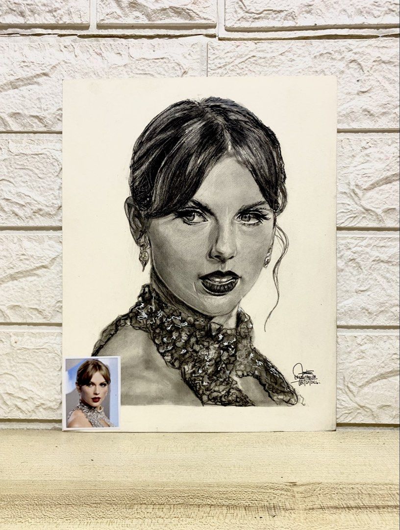 Charcoal portrait/drawing “personalized commission” (Category: Art & Prints) located in Manila. Submitted by ejaygt8 (Listing ID 1458844551, Image 2). Description: Hand-drawn charcoal portraits - Capture precious memories with unique art - Perfect for gifts or personal keepsakes - Custom orders available for family, friends, or pets - Message for inquiries and pricing.