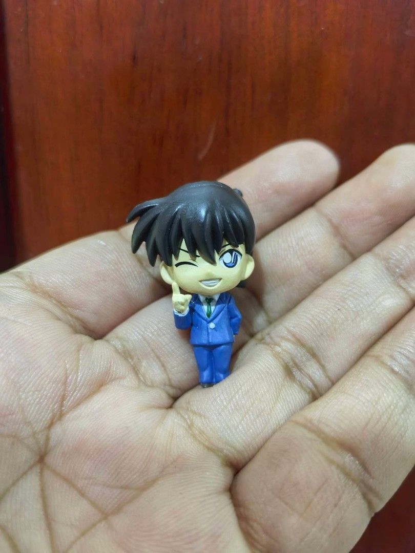 Chibi Mini Figure Shinichi Kudo (Category: Designer & Blind Box Toys) located in Cebu City. Submitted by dudes_villanueva (Listing ID 1458720974, Image 1). Description: Keychain - Mini PVC figure or mascot of Shinichi Kudo from the anime Detective Conan (Case Closed). 📌 Missing Ring Loop. Sold as is..