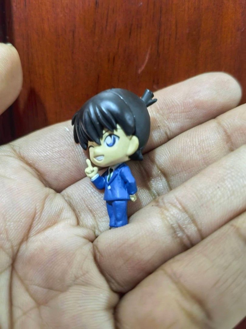 Chibi Mini Figure Shinichi Kudo (Category: Designer & Blind Box Toys) located in Cebu City. Submitted by dudes_villanueva (Listing ID 1458720974, Image 3). Description: Keychain - Mini PVC figure or mascot of Shinichi Kudo from the anime Detective Conan (Case Closed). 📌 Missing Ring Loop. Sold as is..
