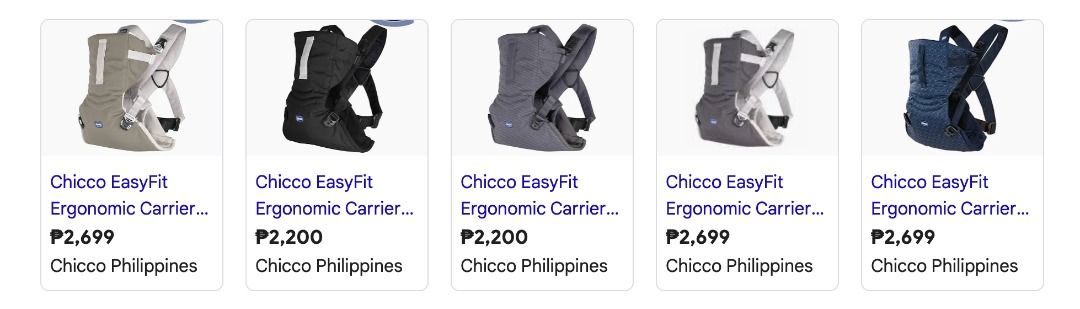 Chicco Easyfit Ergonomic Baby Carrier (Category: Carriers & Slings) located in Quezon City. Submitted by jenny_voice (Listing ID 1458729448, Image 3). Description: - like new. Tried only but baby doesnt like it. - part of the st.lukes maternity package, online price is P2200. - selling half the price.