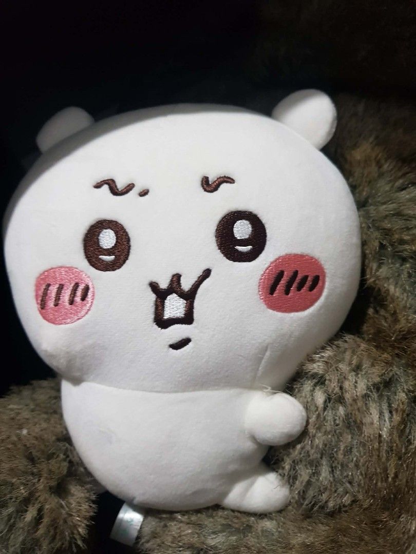 Chiikawa Climbing Plush Authentic (Category: Plushies & Soft Toys) located in Manila. Submitted by wendyuuuu (Listing ID 1458815365, Image 2). Description: Selling Chiikawa climbing plush! You can display Chiikawa in your dresser and he can be attached there that makes him climb on your clothes. Payment: Gcash Delivery: Lalamove or J&T.