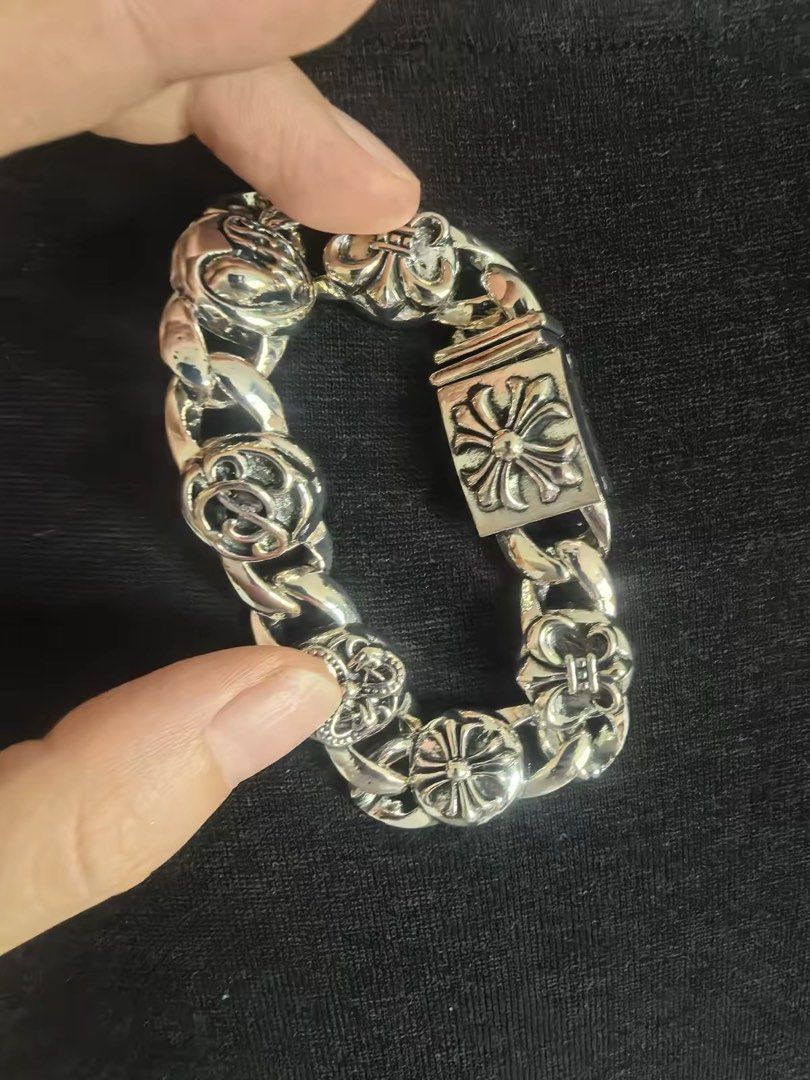 Chrome Hearts Bracelet (Category: Jewelry) located in Manila. Submitted by kaithrifts (Listing ID 1458833891, Image 2). Description: Chrome Hearts bracelet rfs: di kasya, di rin nagamit .