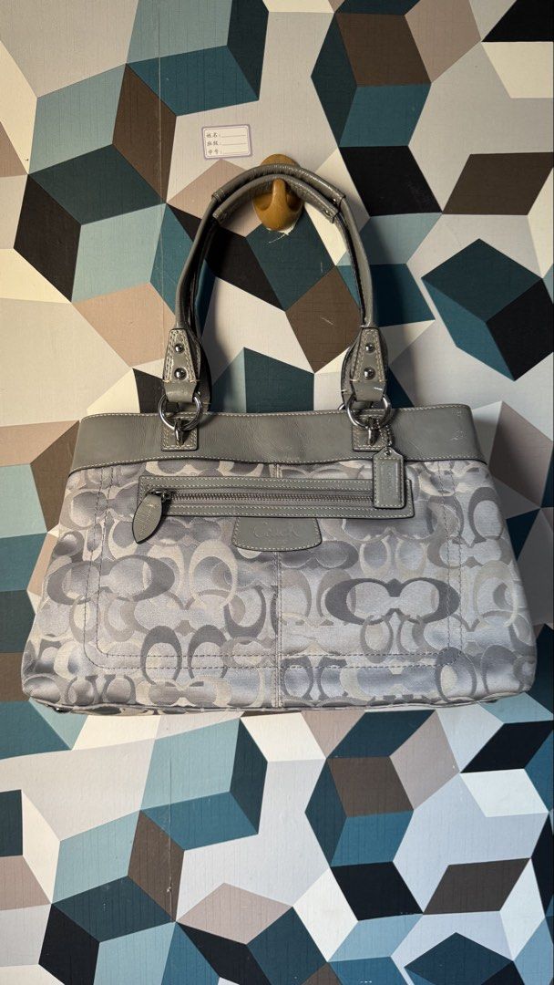 Coach Signature C Monogram Shoulder Bag Grey (Category: Luxury Bags & Wallets) located in Cebu City. Submitted by mochywony (Listing ID 1458882642, Image 1). Description: COACH Penelope P3400 LAYAWAY OPTION: 30% dp, 3 weeks to pay (price is fixed) Price negotiable if full payment Guaranteed Authentic / Original Bag Condition: Rank A - Excellent - no rubs, no cracks, no holes - Stains Comment “Mine” or DM us to claim (first to pay basis) Cebu City