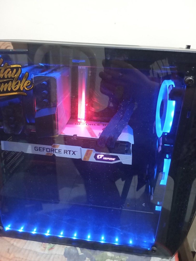 Computer (Category: Desktops) located in Paracale. Submitted by ynock1 (Listing ID 1458762917, Image 3). Description: CPU: intel i5 9400f (9th gen) GPU: RTX 3060ti MOBO: Gigabyte B360m DS3H RAM: 16gb STORAGE: NVME 512gb, 1tb toshiba hdd, 120gb ssd MONITOR: Asus 24inches Free: keyboard and mouse.