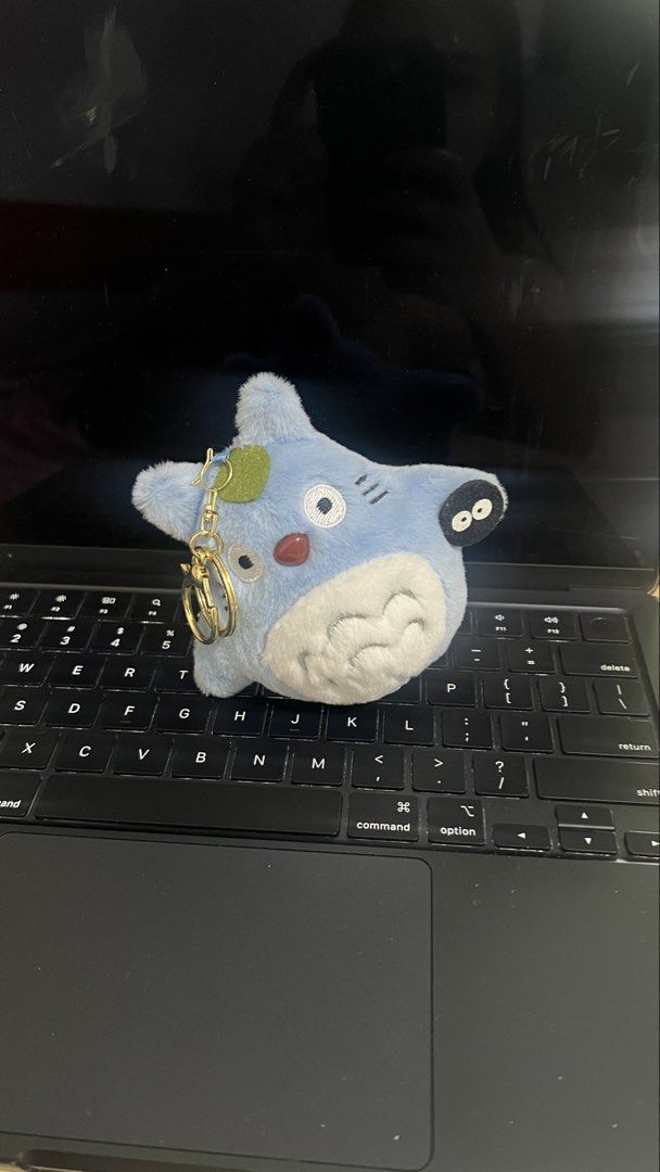 studio ghibli Cute Blue Totoro Plush Keychain (Category: Plushies & Soft Toys) located in Baguio. Submitted by franniedoll (Listing ID 1458728042, Image 2). Description: - Adorable Totoro plush keychain - Made with soft and fluffy material - Features a durable metal keyring and clasp - impulsively bought, used for few hours then put away so just been collecting dust. i wanna find him a new home 🥲 - bought from nekoya (baguio) - no flaws aside fr