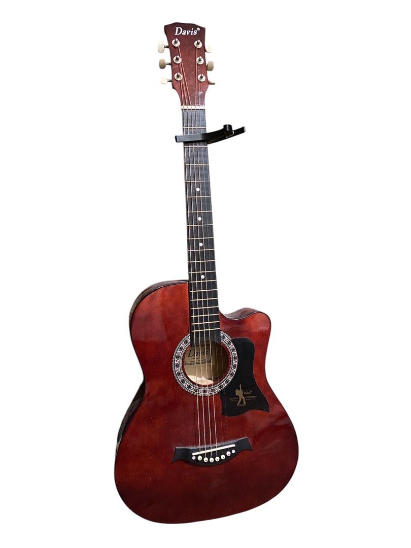 Davis Acoustic Guitar (Category: Musical Instruments) located in Cainta. Submitted by ja.dls (Listing ID 1458803075, Image 1). Description: With case Free capo Extra strings (Fender 80/20 Bronze) No issues .