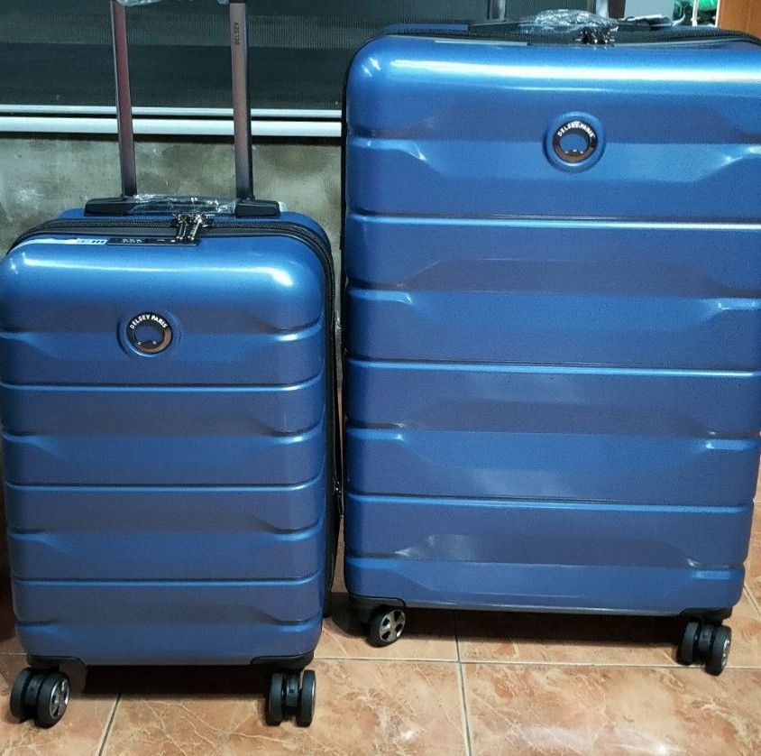 DELSEY luggage BNew (Category: Luggage) located in Manila. Submitted by vtravelite.18 (Listing ID 1458724645, Image 2). Description: delsey luggage light weight TSA lock brand new spinner Antin theft 3colors available black blue Purple 3sizes available small medium and large price small 5000 medium 6000 large 7000.
