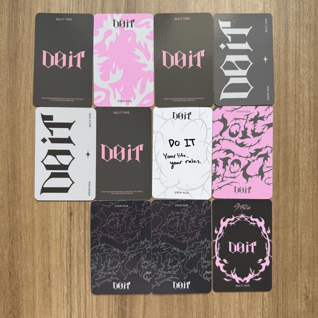 DO IT PC (Category: K-Wave Merchandise) located in Singapore. Submitted by kiyokokyou (Listing ID 1458741506, Image 2). Description: $3 | $4 | $3 | $4 $4 | $3 | $4 | $3 $5 | $5 | $3 TAGS: bang chan, lee know, changbin, hyunjin, han, jisung, felix, yongbok, seungmin, jeongin, i.n, stray kids, skz, accordion ver, platform album nemoz, preorder benefits, pob, i am you, i am you i am ver, i am you you ver, i am not, i am not i am ver, i am not not ve
