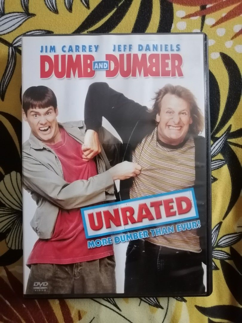 Dumb and Dumber (Category: CDs & DVDs) located in Makati City. Submitted by booksbymarvin (Listing ID 1458694912, Image 1). Description: Original DVD. Region 3. Keep case. In very good condition. No scratches, no defects when played... MOP, MOD: Gcash, BPI, LBC, GRAB.