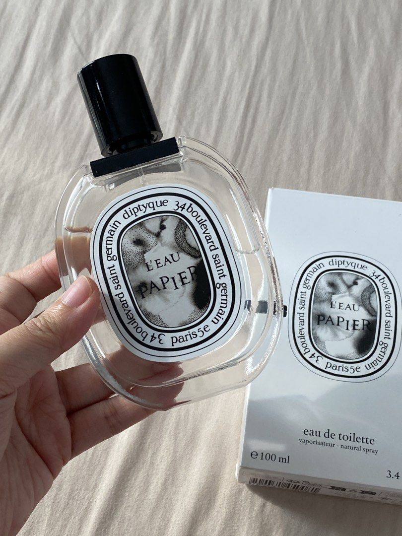 Diptyque L'Eau Papier Eau de Toilette 100ml (Category: Fragrance & Deodorants) located in Makati City. Submitted by dcltering_unicorn (Listing ID 1458885546, Image 3). Description: ♡ 𝙖𝙗𝙤𝙪𝙩 𝙩𝙝𝙚 𝙞𝙩𝙚𝙢 ♡ ✿ brand: Diptyque ✿ size: 100ml bottle ✿ this is a dupe/copy of the original ✿ includes original box ✿ rfs: decluttering, not my smell ♡ 𝙥𝙖𝙮𝙢𝙚𝙣𝙩 & 𝙙𝙚𝙡𝙞𝙫𝙚𝙧𝙮 ♡ ✿ mop: gcash, bank transfer ✿ location: Makati area ✿ mod: can do