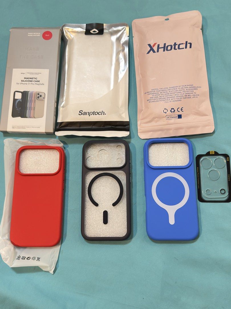 Elago Sanptoch XHotch iPhone 17 Pro cases (Category: Cases & Sleeves) located in Romblon. Submitted by chadish_magoy (Listing ID 1458769860, Image 1). Description: For sale Almost new. Only fitted. Elago Silicone Red Sanptoch Shockproof case Clear Blue XHotch Silicone Blue Take all 1,000 LBC COP (Payment 1st) JnT (Scheduled rider pickup. No rush shipping) Loc: Romblon South Luzon .