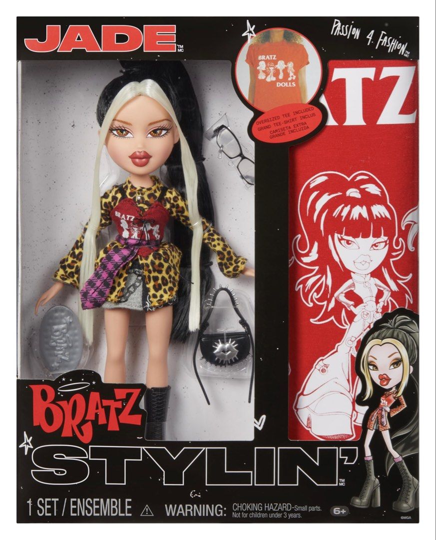 (ETA Sep 9) Bratz "Stylin” Jade Doll (Category: Kids Toys) located in Quezon City. Submitted by dollzilla (Listing ID 1458706765, Image 1). Description: • A 30% down payment is required to secure your slot. The remaining balance must be settled upon arrival. • Estimated arrival dates are not guaranteed and may change due to shipping delays, customs, or other circumstances beyond our control. • Please expect that dolls and packaging may have sligh