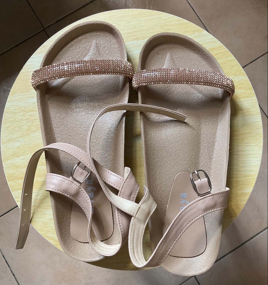 Everyday sandals (flats) - locally made (Category: Flats & Sandals) located in Manila. Submitted by prelovedbydani_913 (Listing ID 1458701846, Image 1). Description: PAUBOS SALE Liliw made sandals Hiraya Sandals on IG Materials and available sizes are posted .