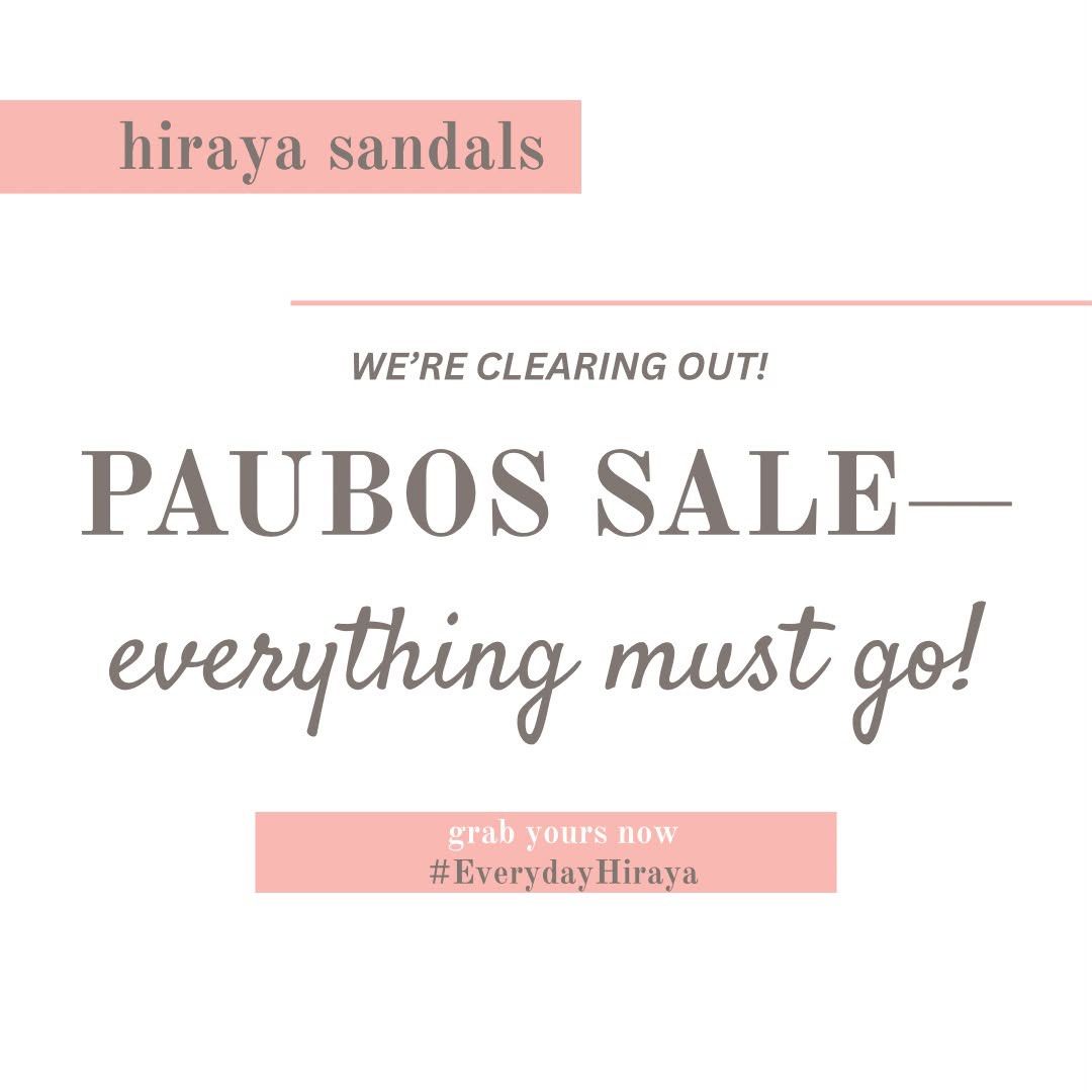 Everyday sandals (flats) - locally made (Category: Flats & Sandals) located in Manila. Submitted by prelovedbydani_913 (Listing ID 1458701846, Image 3). Description: PAUBOS SALE Liliw made sandals Hiraya Sandals on IG Materials and available sizes are posted .