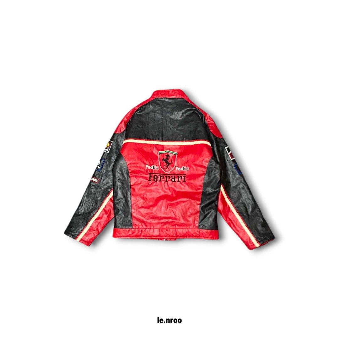 Ferrari leather jacket (Category: Coats, Jackets and Outerwear) located in Santo Tomas. Submitted by druew (Listing ID 1458814079, Image 2). Description: minor Flaws see last pic 20x24 excellent overall still nego.