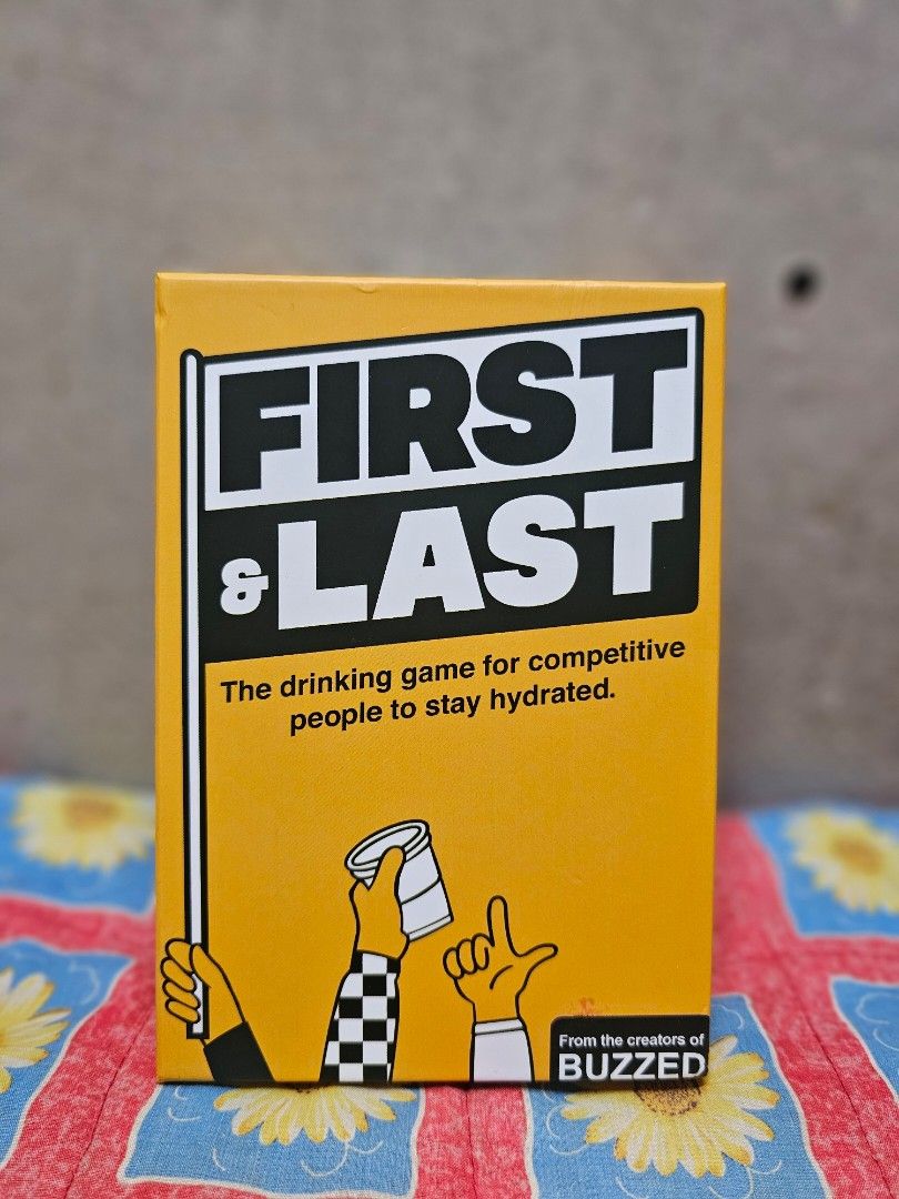 First and Last Drinking Card Game (Category: Board Games & Puzzles) located in Manila. Submitted by shopwithella.ph (Listing ID 1458694813, Image 1). Description: .