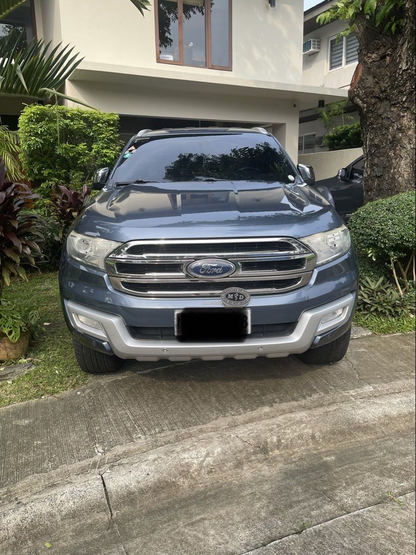 Ford Everest (Category: Used Cars) located in Muntinlupa City. Submitted by rphilipinez (Listing ID 1458834484, Image 1). Description: Ford Everest Titanium 2.2L 4x2 AT. Well-maintained and original owner driven. Very good condition. Serious buyers only please. Can sell as a package with an Isuzu MU-x 2017 LS-A 3.0 AT Limited Edition for PHP 1.3 M. Both vehicles in very good condition, purchased brand new and owner-driven only. The MU-x is here… 