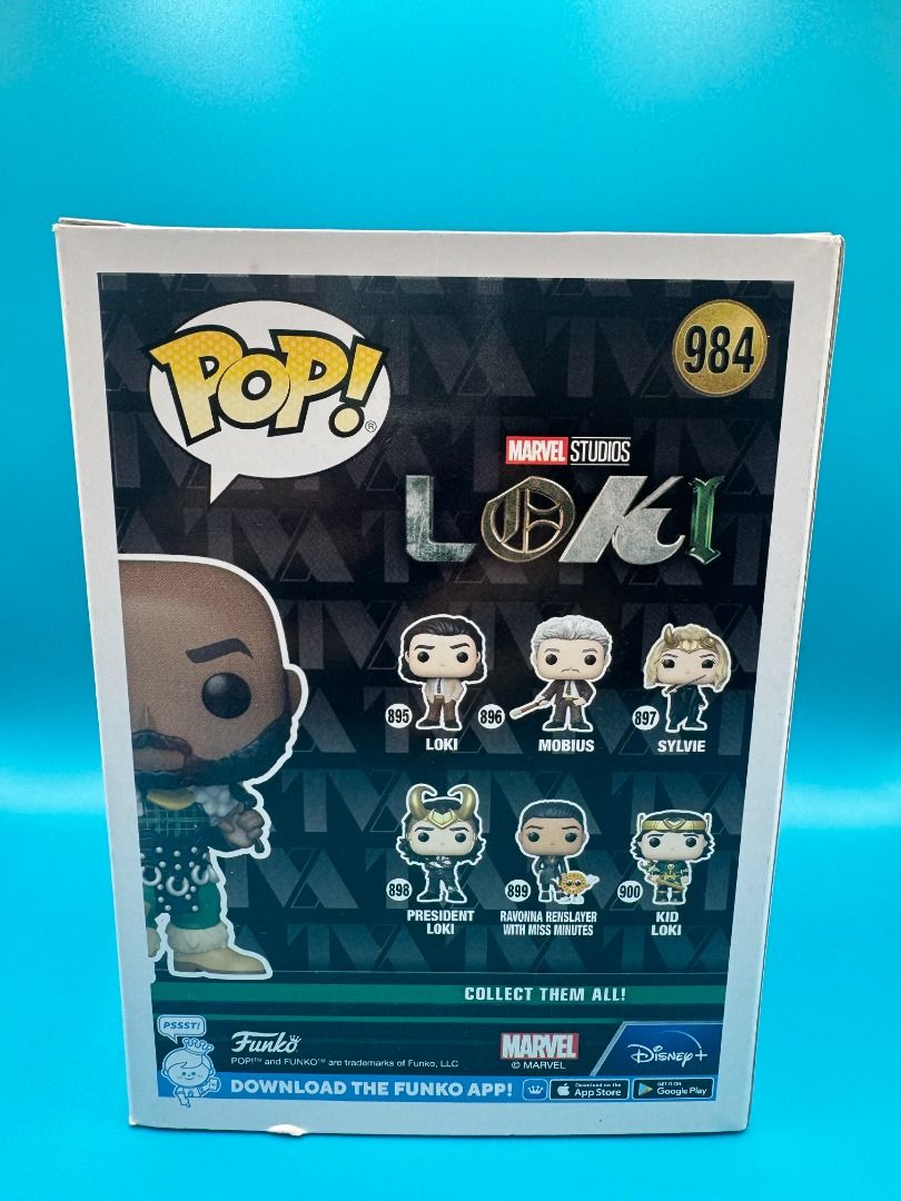 Funko POP! Loki: Boastful Loki #984 LE 2022 with Protector (Category: Designer & Blind Box Toys) located in Marikina City. Submitted by mrklstrr (Listing ID 1458801398, Image 2). Description: Funko POP! Loki: Boastful Loki #984 LE 2022 with Protector PHP400.00 Only! with issues (see pics) Meet up: *Starbucks Reserve Liberty Plaza Makati *Ayala Mall Feliz *Robinsons Metro East *Marco Polo Ortigas Pasig.