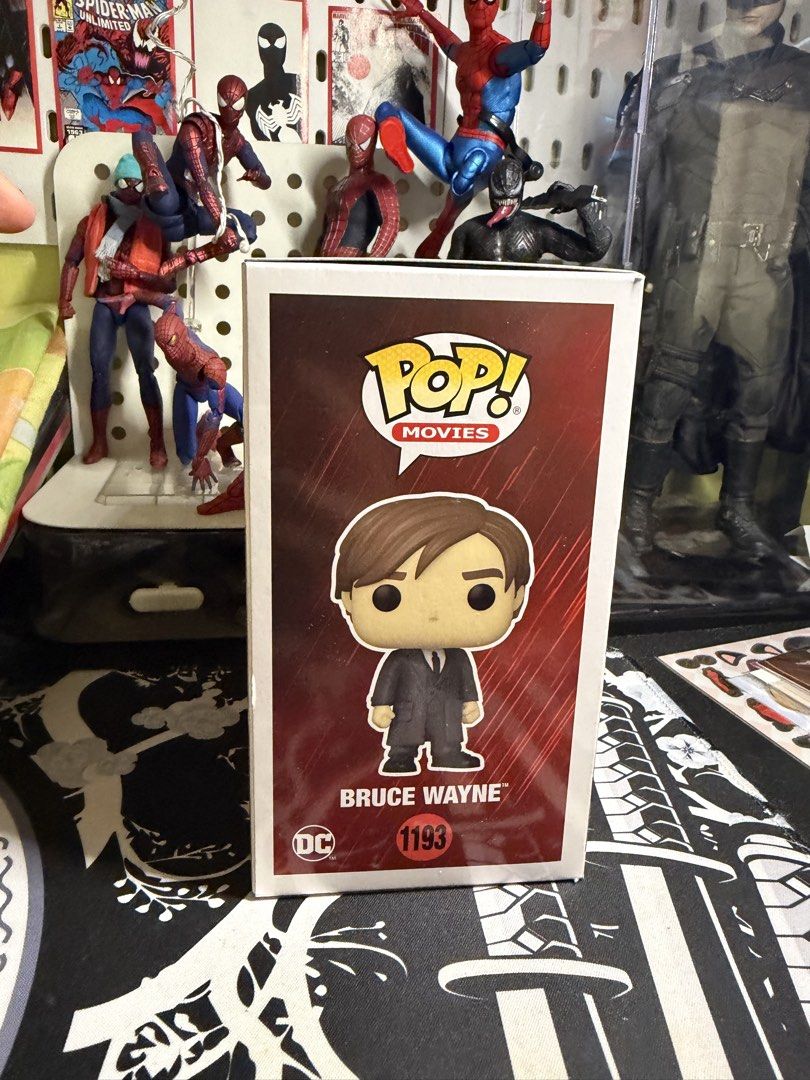 Funko Pop The Batman Bruce Wayne 1193 Special Edition (Category: Designer & Blind Box Toys) located in Marikina City. Submitted by axelscollectibles (Listing ID 1458748433, Image 3). Description: may mark near the ears pls see 2nd pic may minor dents din sa box can send more pics sa message not for super sensitive collectors payment via gcash/bank transfer.