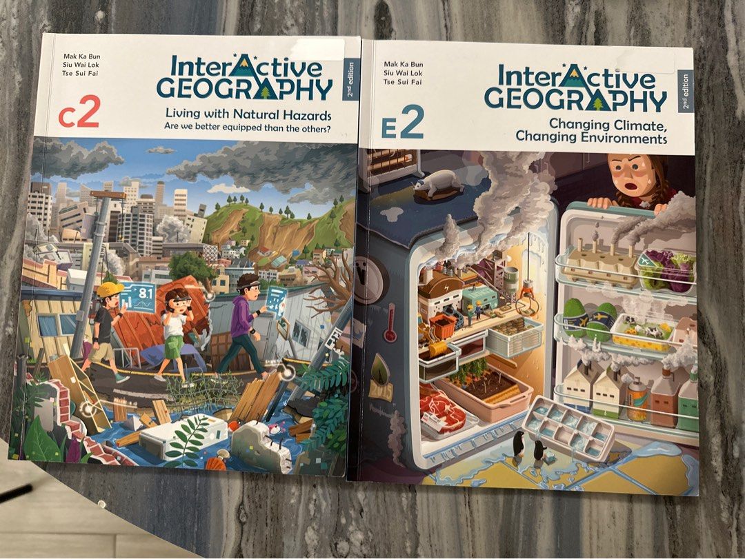 Geography C2 & E2 （分類：教科書）位於 Hong Kong。 由 kakal 提交（商品編號 1458803061，圖片 1）。簡介： $30 each, $50 for both 。
