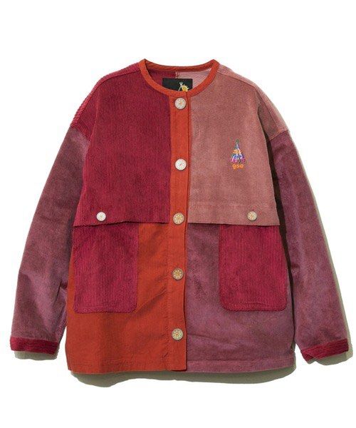 Go Slow Caravan Japan Corduroy Panel Collarless Half Jacket (Category: Coats, Jackets and Outerwear) located in Mandaluyong City. Submitted by fellas_ph (Listing ID 1458812432, Image 2). Description: Excellent condition No issues Size 1, fits L-XL 25.5" Width 27" Length.