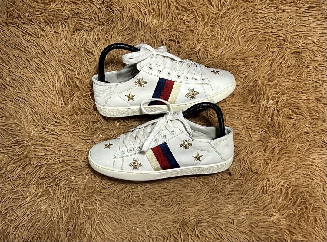 Gucci Ace (Category: Sneakers & Footwear) located in Iloilo. Submitted by thrift-to-thrift-ukay (Listing ID 1458718069, Image 1). Description: Gucci ace Size 37 23cm Legit Condition 9.8/10.